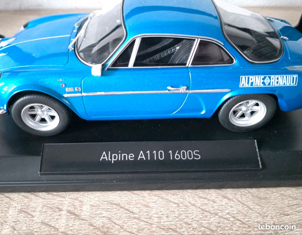 NOREV 1/18 - Alpine A110 1600S Bleue 1972 - Miniature Voiture De Collection - NOREV185307