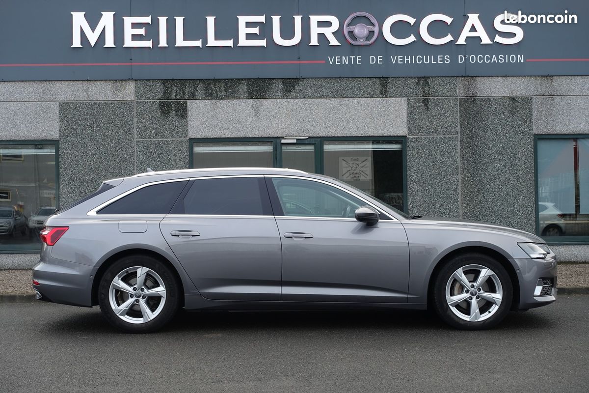 A6 Avant 35 Tdi Mhev S-Tronic 163ch 102600kms Virtual cockpit/Cuir sport élec chauffant/Grd Gps Europe/Caméra 3D/Accès confort/Carplay/Attelage/1*Main/Gtie 12 mois (image 2)