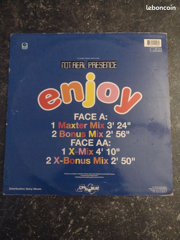 Vinyle Not Real présence (image 2)