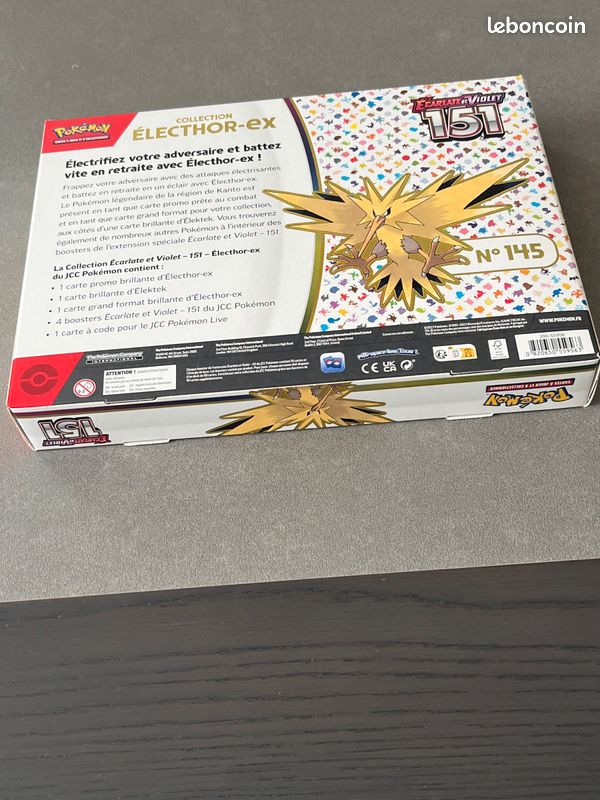 Coffret pokémon Electhor 151 (image 4)