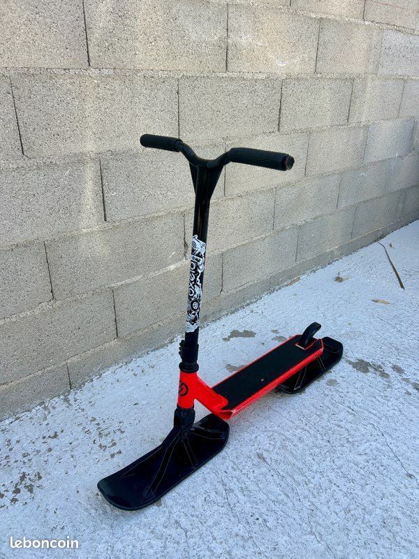 Trottinette Oxelo MF ONE + kit neige SnowPad + roues – 2 en 1 (image 4)