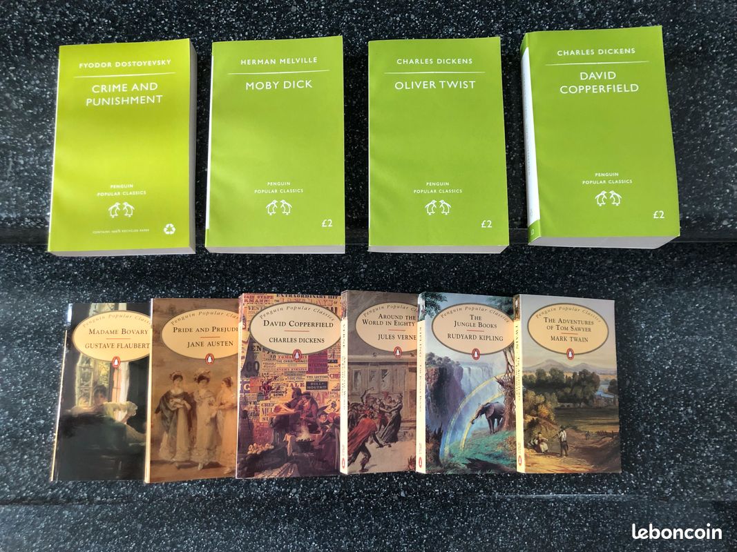 Un lot de 10 livres, littérature classique en anglais - NEUFS (image 1)