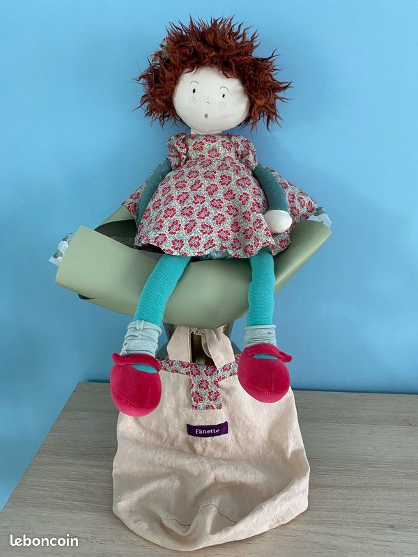 Doudou poupée Fanette 50 cms les coquettes moulin roty (image 1)