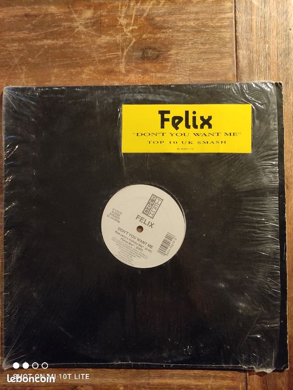 Felix ‎– Don't You Want Me Maxi vinyle 45 tours (image 1)