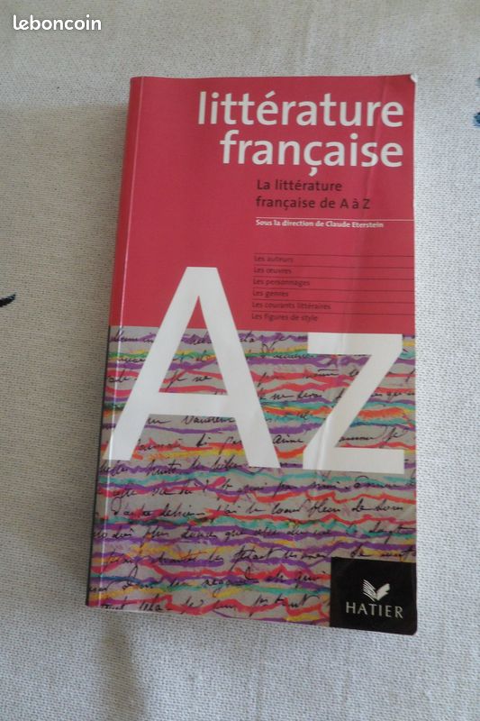LITTERATURE FRANCAISE de A à Z (image 1)
