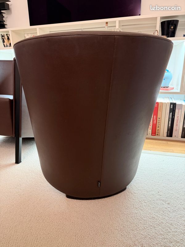 Petit Fauteuil REDONDO marron - MOROSO