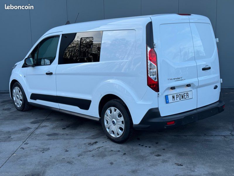 Ford transit connect 1.5 ecoblue 100 cv fourgon l2h1 idéal van / aménagé / bva / RALLONGE / 3 places (image 3)