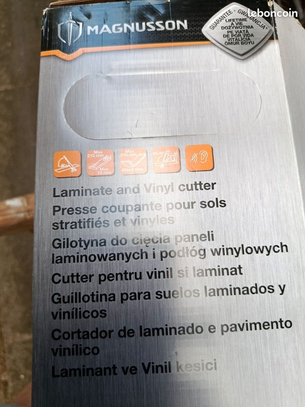 Presse coupante pour sol stratifié ou vinyle (image 2)