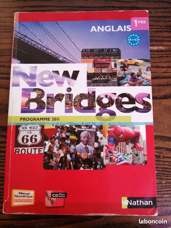 Manuel scolaire anglais 1ere, niveau B1 vers B2 (image 1)