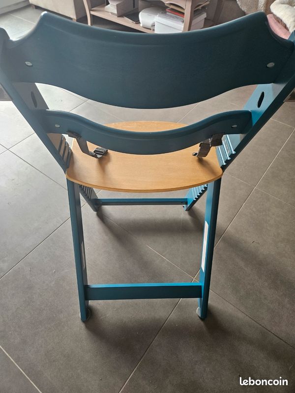 Chaise haute bébé en bois evolutive (image 5)
