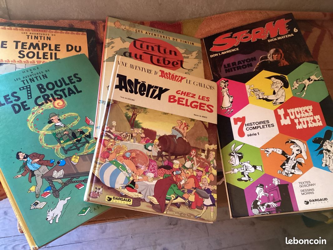 BD Tintin Astérix Lucky Luke Storm (image 1)