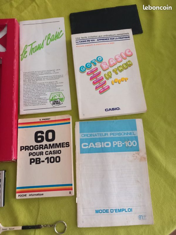Ordinateur personnel casio PB-100 en boite (calculatrice) vintage 1984 (image 9)