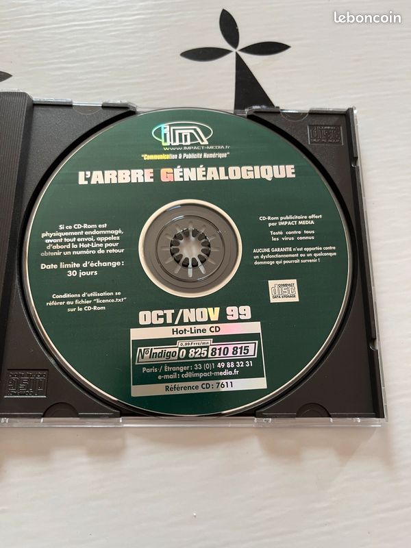 CD-ROM « L’arbre généalogique » (image 4)