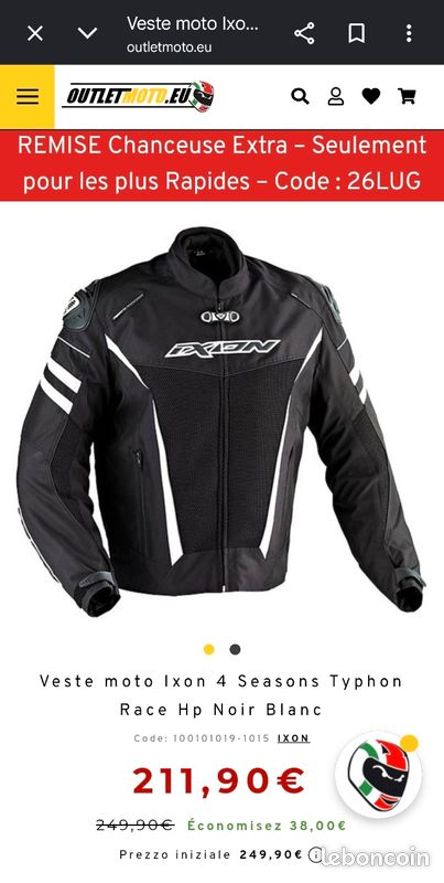 Blouson 4 saisons neuf taille L (image 1)