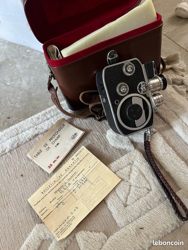 Caméra vintage Bolex Paillard B8L – Made in Switzerland – 8 mm (image 4)