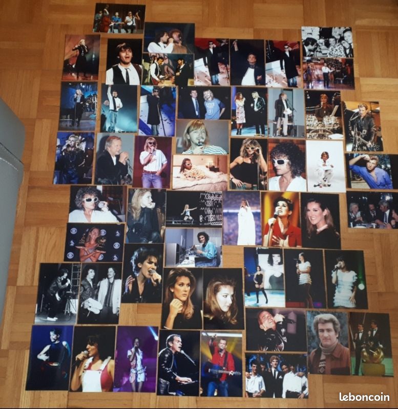 Photos cartes postales - Chanteurs chanteuses - 2.50 euros pièce (image 2)