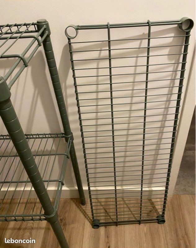 Étagère OMAR - IKEA VERTE EN ACIER (image 2)