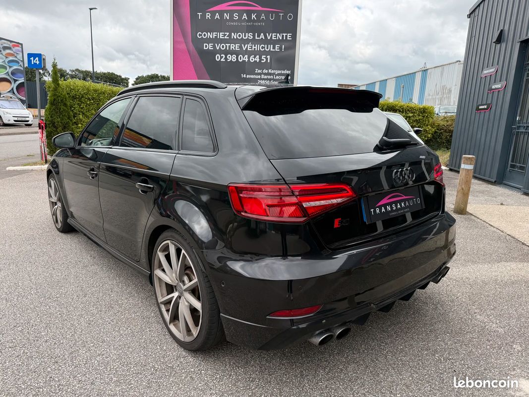 Audi S3 8v2 2.0 TFSI 310cv quattro Pack CARBON Noir panthere (image 3)