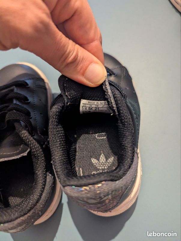 Baskets Adidas Stan Smith noir (image 4)