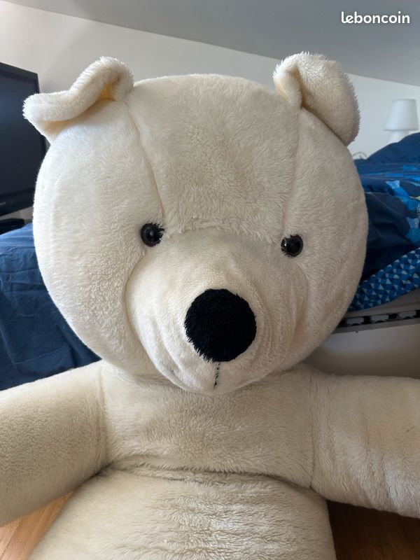 Superbe doudou ours en peluche géant 2 mètres (image 3)