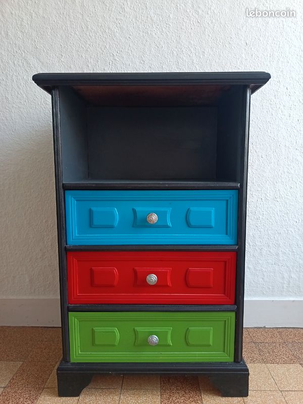 Petit meuble bois brut (image 1)