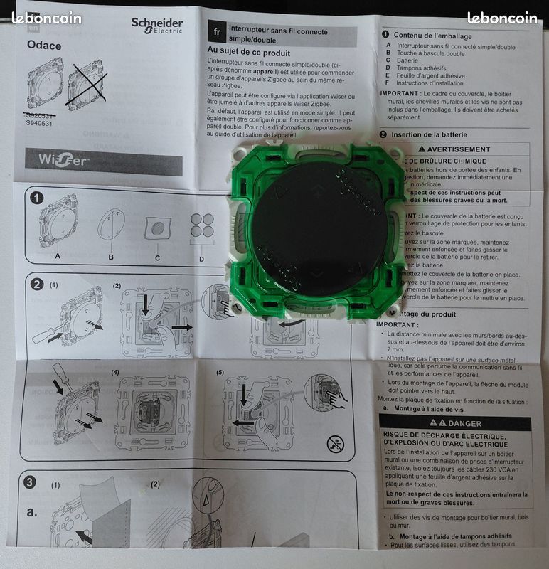 Interrupteur centralisé sans fil (image 8)