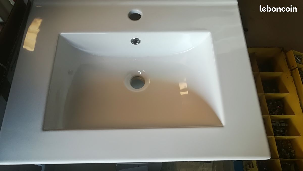Meuble blanc 60 cm (image 1)