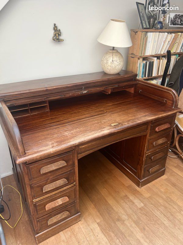 Bureau américain Roll Top (image 2)