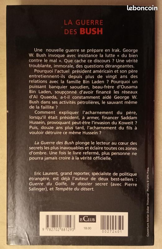 La guerre des Bush - les secrets inavouables d'un conflit - Eric Laurent (image 3)