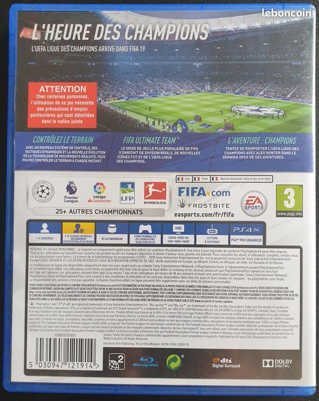 Ps 4 - fifa 19 (image 2)