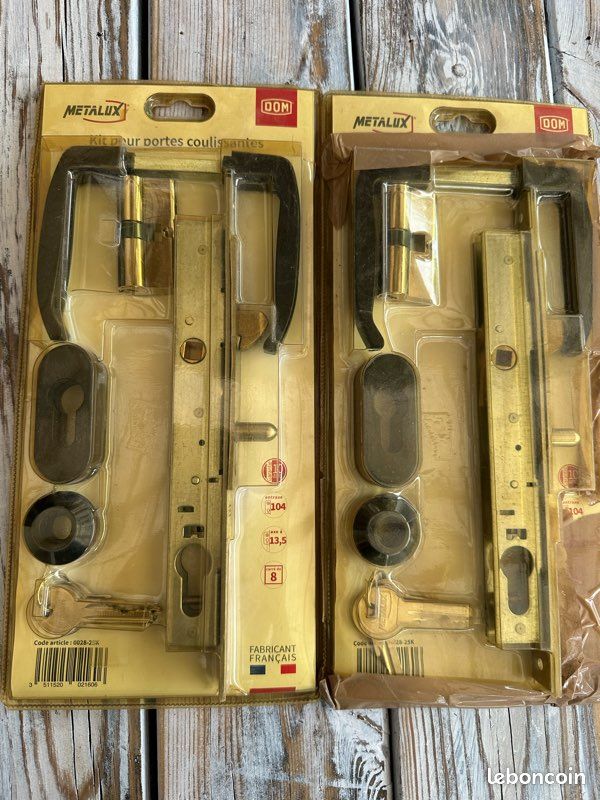 Kit serrure pour porte coulissantes (image 1)