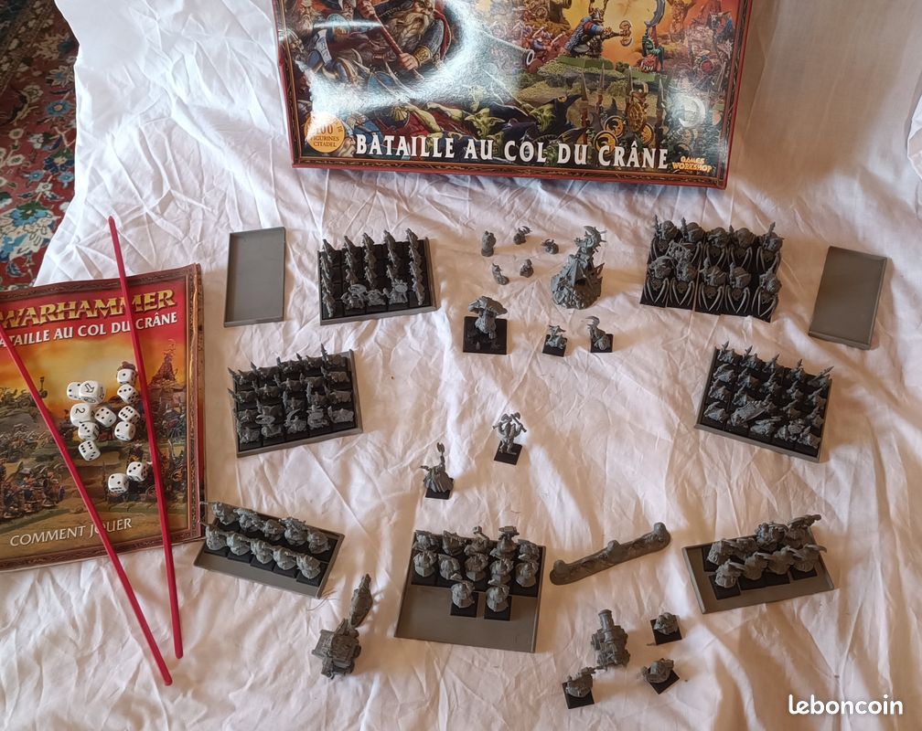 Armée Nains Warhammer – Bataille Col Du Crâne – AoS / The Old World – Occasion