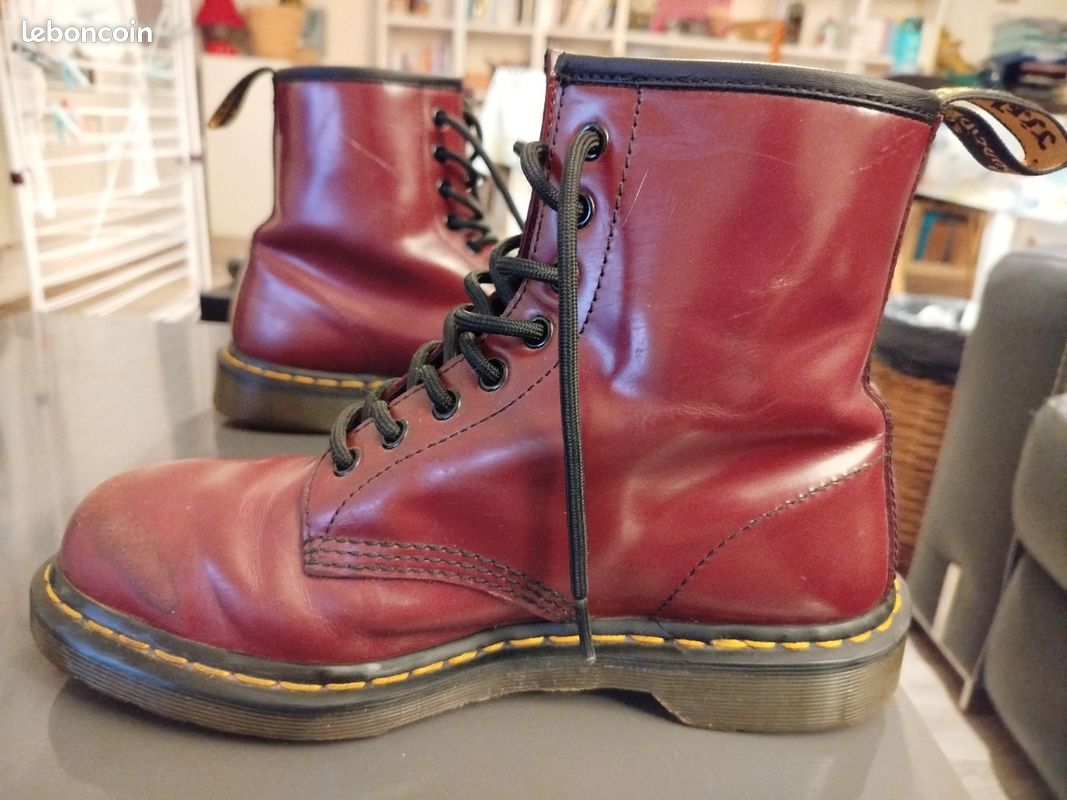 Dr. Martens femme bordeaux (image 4)