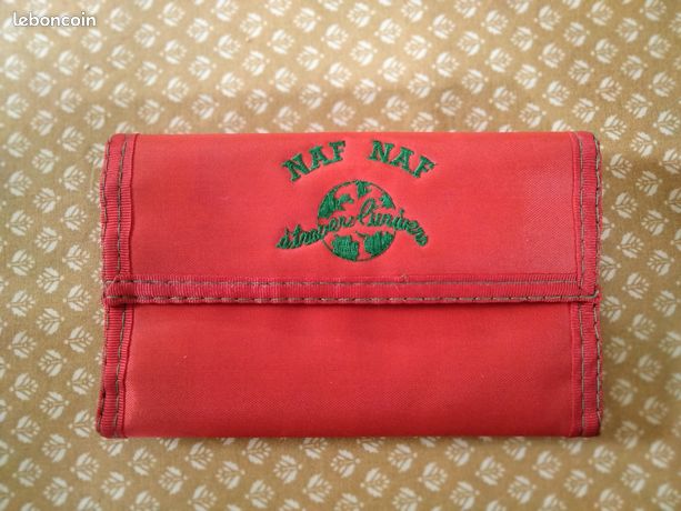 Portefeuille Et Porte-Monnaie De Ceinture Naf Naf – Noir Et Jaune – Neuf Sans étiquette