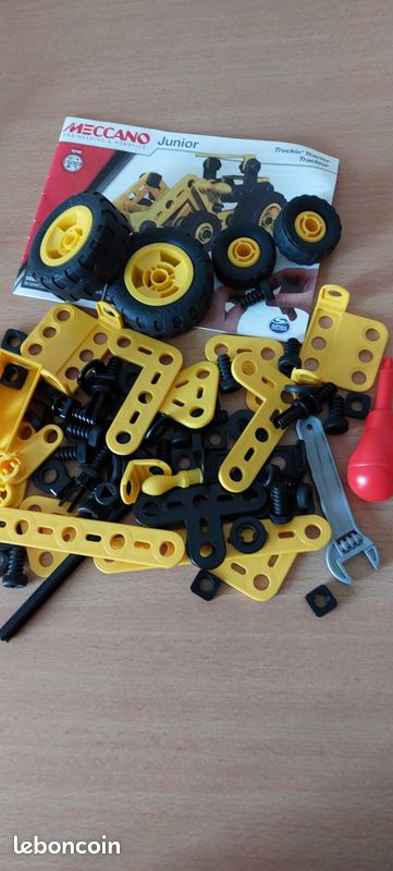 Meccano junior 5+ tracteur avec notice 87 pieces (image 4)
