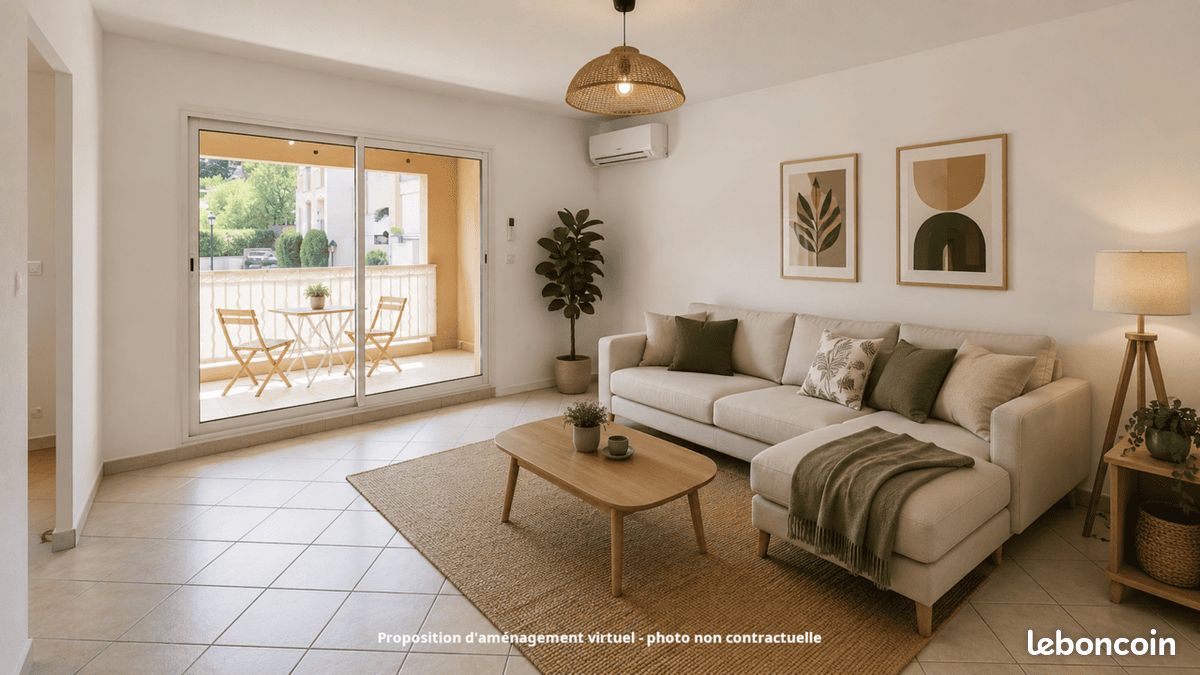 Appartement T3 63 m² au 1er et dernier étage. Terrasse. Possibilité garage en sus du prix (image 5)