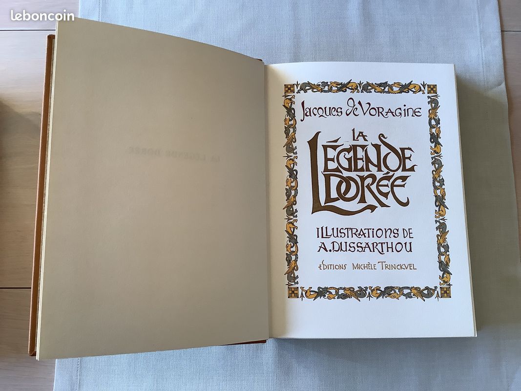La Légende Dorée de J. De VORAGINE - A. DUSSARTHOU Ed. M. Trinckvel (image 3)