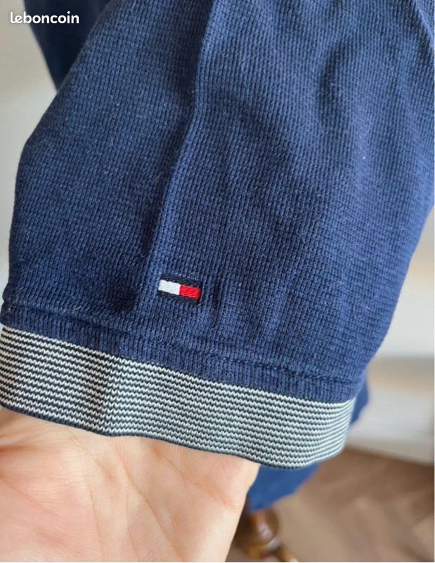Polo homme manches courtes bleu marine Tommy Hilfiger T-XL (image 6)