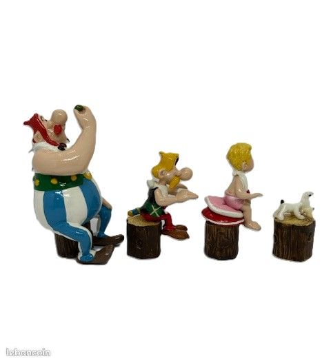 Figurine Pixi - Obélix écrasant le druide amnésix Astérix - 150ex - Collection
