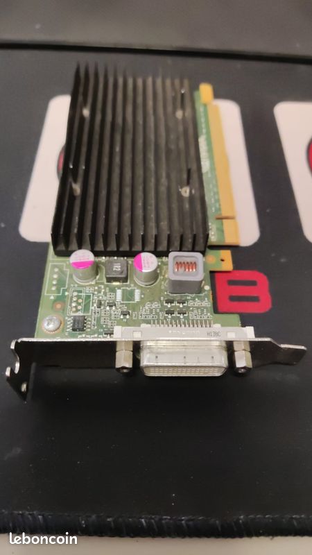 Carte graphique Low Profil LP Nvidia Quadro NVS 300 512Mb x2 display port Pcie - Accessoires informatique