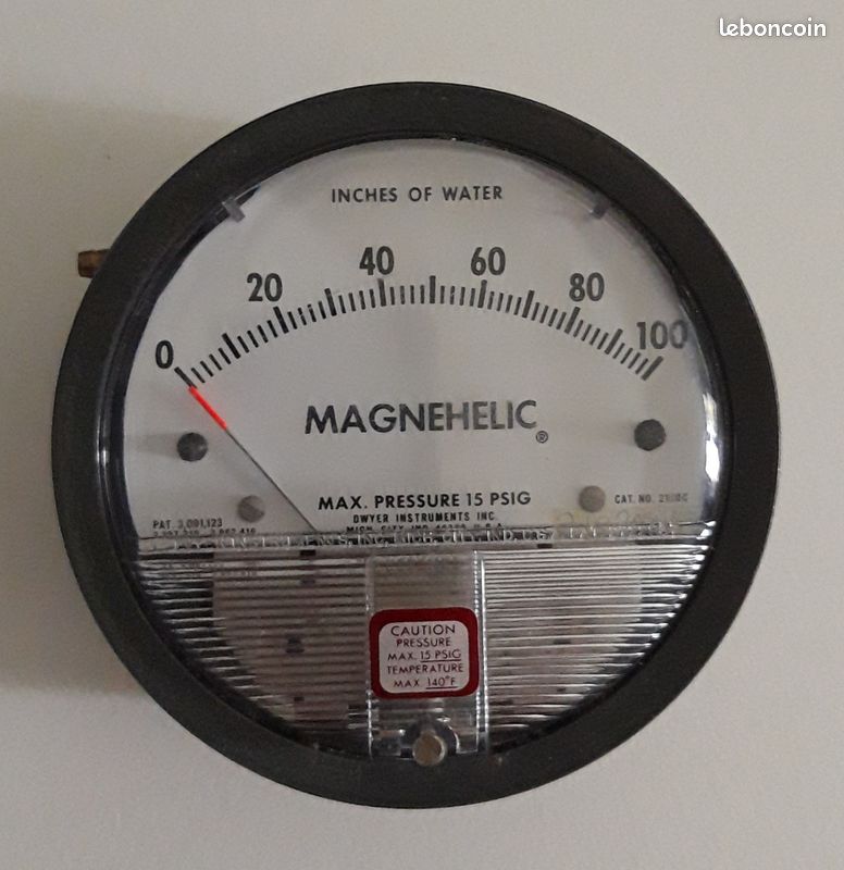 Manomètre MAGNEHELIC (image 1)