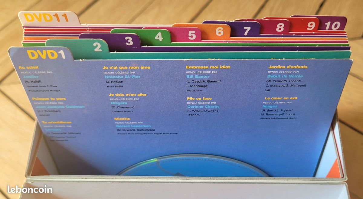 Coffret 11 DVD Karaoké L'essentiel - Parfait état (image 4)