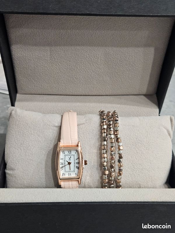 Coffret montre femme JAZ + bracelets assortis – Élégance intemporelle (image 1)