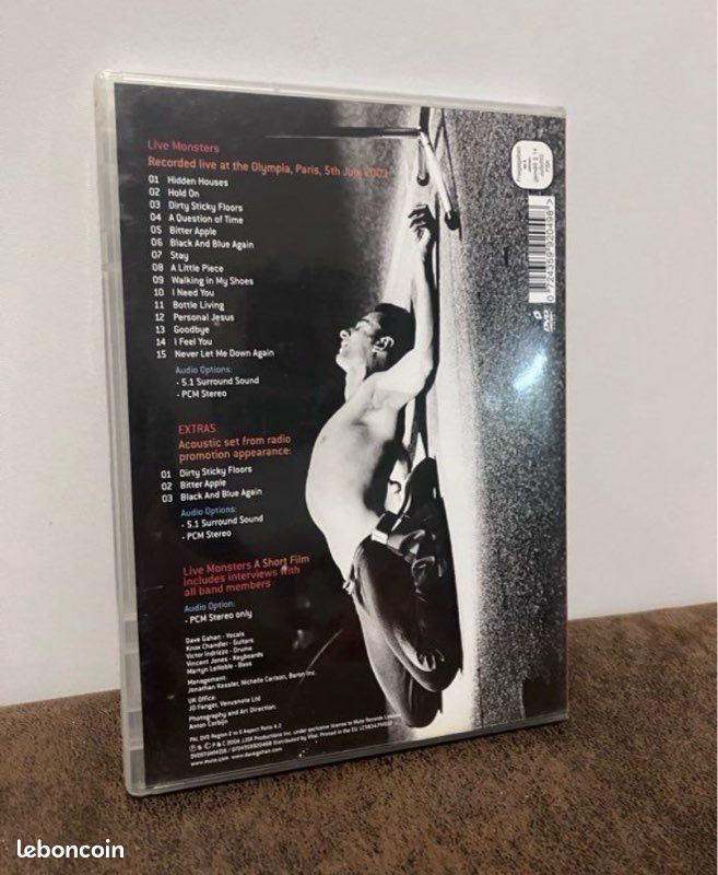 Dvd Dave Gahan - live monsters (image 2)