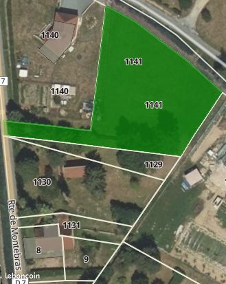 Terrain 2 541 m² Soumans