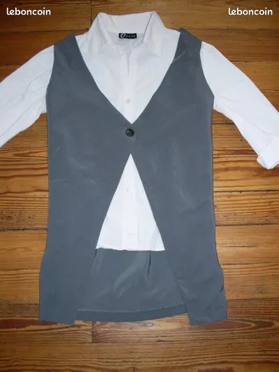 Gilet TUNIQUE Velours COP COPINE Femme 38 NEUF Vêtements