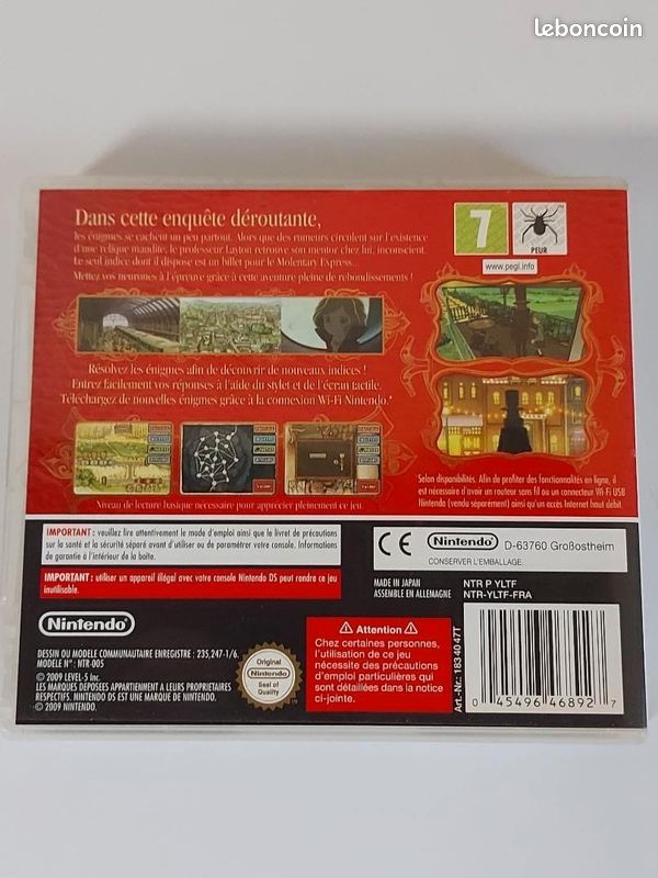 Professeur Layton et la boite de Pandore Nintendo DS (image 2)