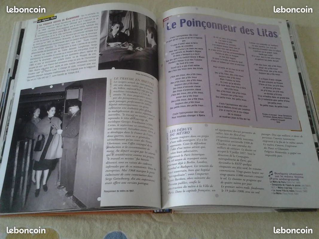 Livre "Y a de la France en chansons" (image 3)
