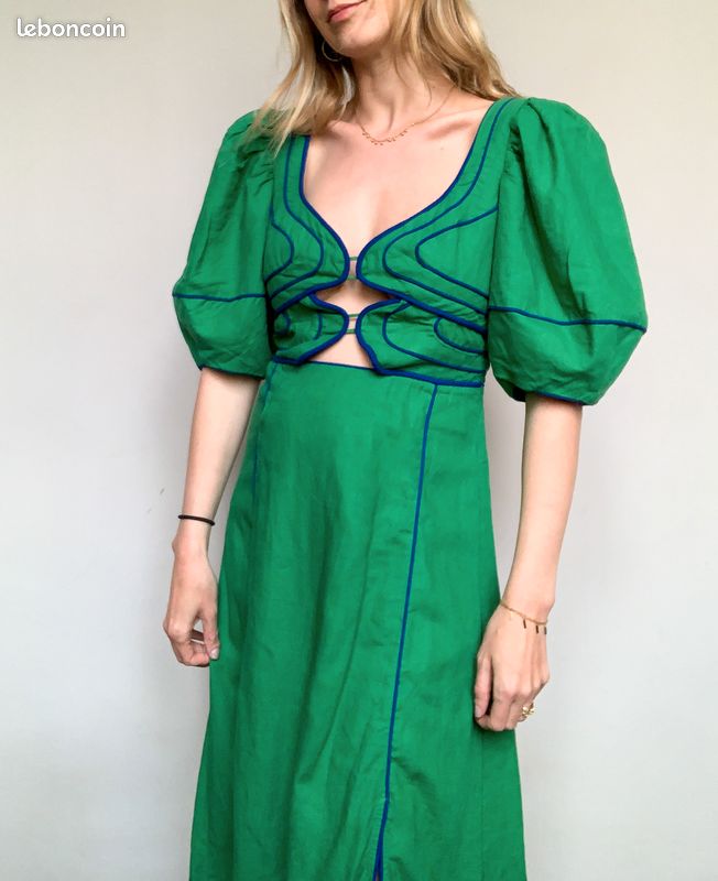 Robe midi graphique Farm Rio (image 1)