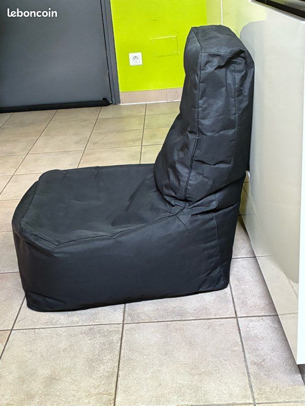 Pouf noir (image 3)